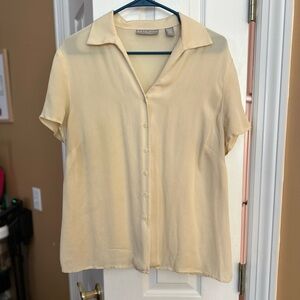 Kate Hill Cream Silk Shirt